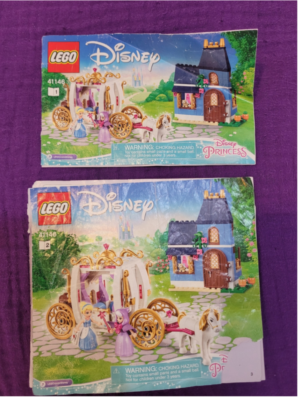 LEGO Disney Princess 41146 Cinderella's Enchanted Evening Instructions Manuals